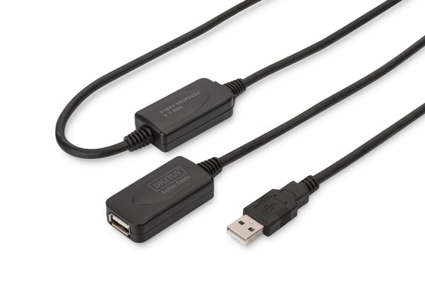 DIGITUS USB 2.0 Repeater Cable DA-73102 - USB extension cable - 20 m