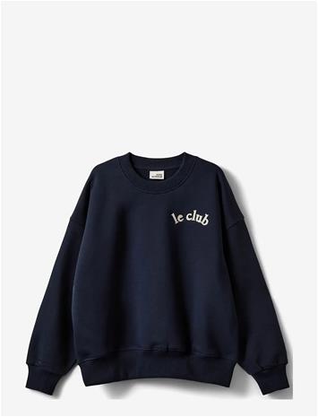 SOFIE SCHNOOR YOUNG Elisy Sweatshirt - NAVY BLUE - 176