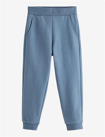LINDEX Joggers With Brushed Inside - DARK DUSTY BLUE - 128
