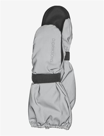 DIDRIKSONS Biggles Reflective Kids' Mittens - SILVER - 8-10