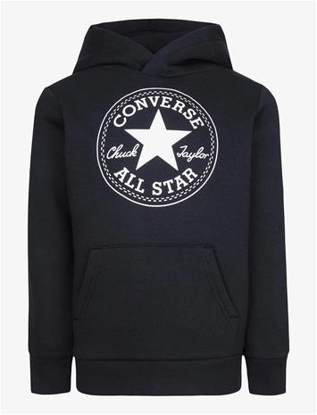CONVERSE Po-Pull-Over Hoody - BLACK - 110-116 – kuva 2/2