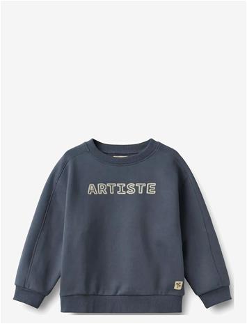 WHEAT Sweatshirt L/S Franc - GREYBLUE - 128
