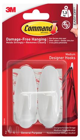 3M Command Designer Hooks Small