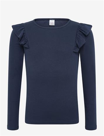 LINDEX Long-Sleeved Top - DARK BLUE - 122