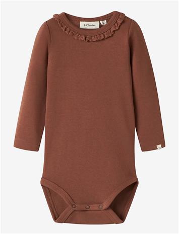 LIL'ATELIER Nbflayo Sup Ls Slim Body Solid Lil - MAPLE SYRUP - 68