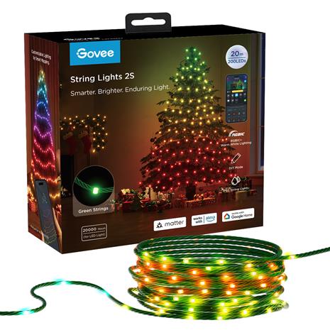 Govee String Lights 2S valonauha, 20 m