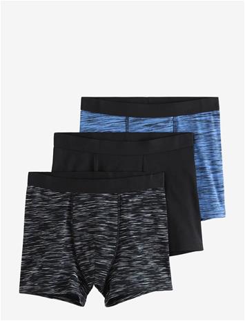 LINDEX 3-Pack Boxer Shorts - BLACK - 146/152