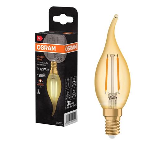 OSRAM 1906 CLAS BA E14 120LM 2400K LEDL – kuva 3/3