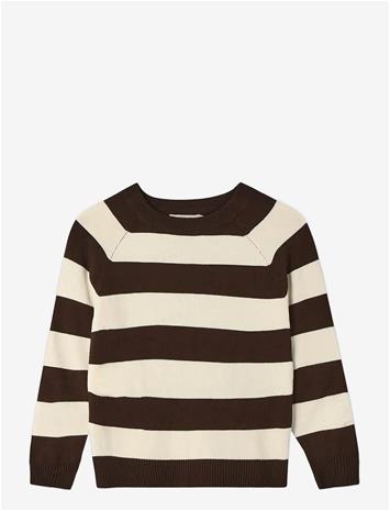 FLIINK Favo Ls Pullover - COFFEE BEAN / SANDSHELL - 74