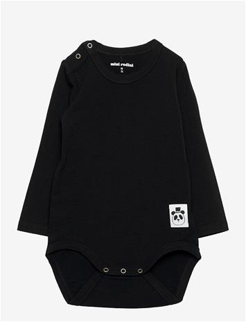 MINI RODINI Basic Ls Body - BLACK - 80-86