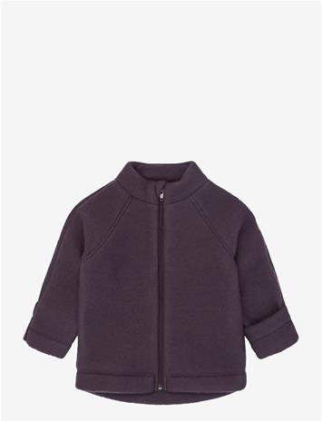 MIKK-LINE Wool Baby Jacket - PLUM PERFECT - 68