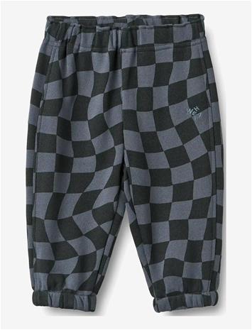 WHEAT Sweatpants Cosmo - NAVY BLUE CHECK - 62