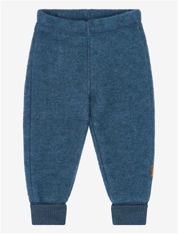 MIKK-LINE Wool Pants - BLUE MELANGE - 74