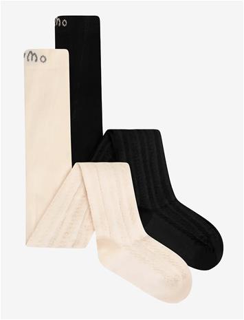 MINYMO 2-Pack Stockings W. Pattern - PINK TINT - 80\86