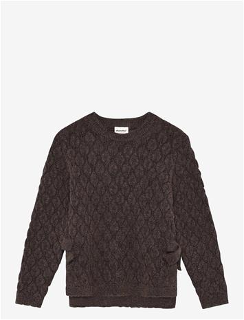 MINYMO Pullover Knit - PLUM TRUFFLE - 104 – kuva 2/2