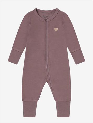 CELAVI Jumpsuit Ls - Solid - GRAPE SHAKE MELANGE - 90