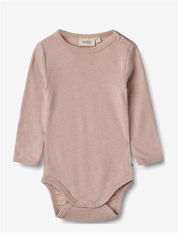 WHEAT Wool Body L/S Lucca - DRY ROSE - 80