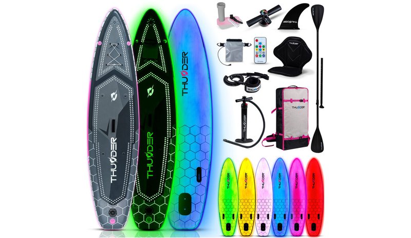 LED SUP-lauta Thunder Mossa, 320 cm – kuva 1/1