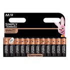 Duracell-alkaliparistot Yksinkertaisesti AA 12 kpl