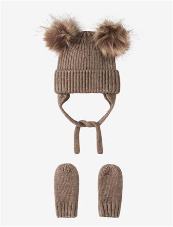 NAME IT Nbnmora Knit Set - WALNUT - 45-47