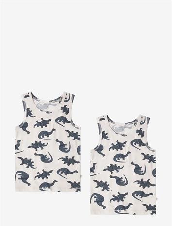THAT'S MINE Emil Tanktop 2-Pack - MONO DINO - 110