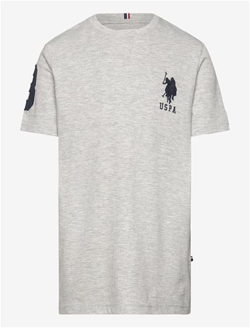 U.S. POLO ASSN. Player 3 Tshirt - MID GREY MARL - 140