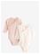 LINDEX 2-Pack Wrap Bodysuits In Pointelle - LIGHT PINK - 50 – kuva 2