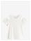 LINDEX Cold Shoulder Top - OFF WHITE - 128 – kuva 2