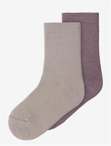 NAME IT Nmfwakta Wo/Vi 2P Sock - TOADSTOOL - 19-21