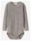 NAME IT Nmfwang Wool Needle Ls Body Solid - SATELLITE - 116 – kuva 2