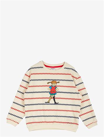 PIPPI LONGSTOCKING Rutrand Collegetröja - WHITE - 128 – kuva 2/2