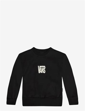 VANS Stretch Logo Crew - BLACK/WHITE - 98