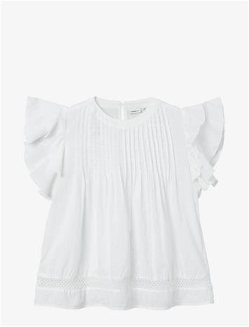 NAME IT Nkffaride Ss Top Noos - BRIGHT WHITE - 116