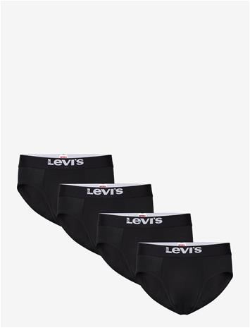 LEVI'S® Levis Men Solid Basic Brief Org Co 4P Ecom - BLACK - L
