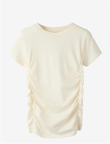 NAME IT Nkfbalisa Ss Slim Top - CLOUD DANCER - 116