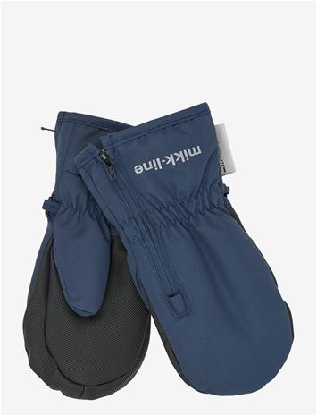 MIKK-LINE Polyester Mittens W. Zip - BLUE NIGHTS - 74/80