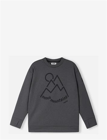 REIMA Sweatshirt, Reila - GRAPHITE MELANGE - 122