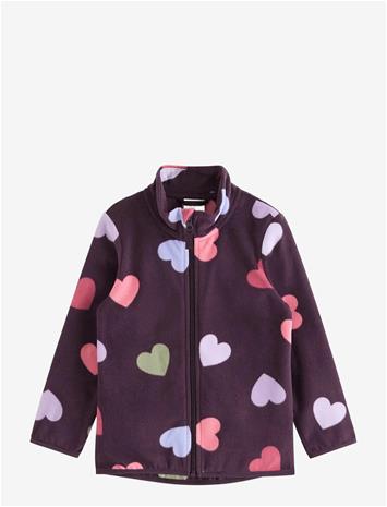 LINDEX Jacket In Microfleece - DARK DUSTY LILAC - 98