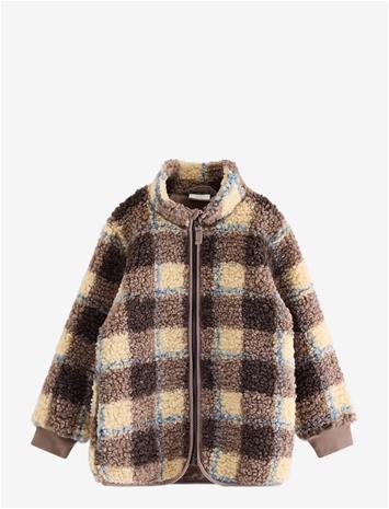 LINDEX Pile Jacket - DARK KHAKI - 134 – kuva 2/2