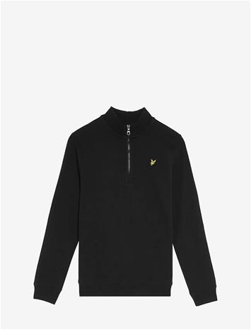 LYLE & SCOTT Quarter Zip Pullover - JET BLACK - 152-158