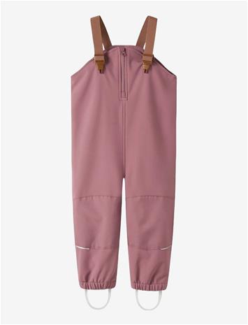 NAME IT Nmnalfa08 Softshell Bib Pant Solid Fo - WISTFUL MAUVE - 92