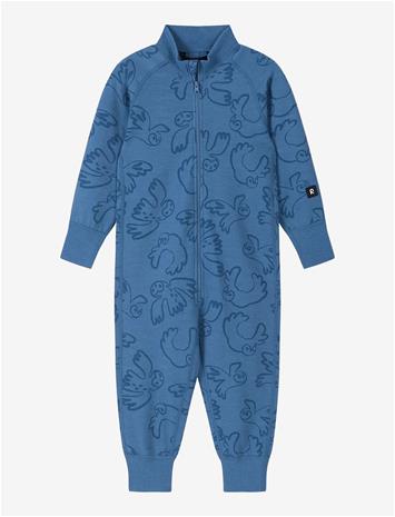 REIMA Wool Overall, Parvin - BLUE OCEAN - 98