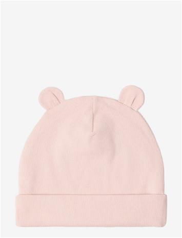 LINDEX Ribbed Hat - LIGHT DUSTY PINK - 44/46
