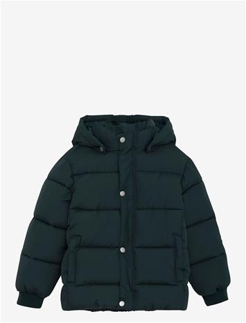 MINYMO Quilted Jacket Solid - DARKEST SPRUCE - 122