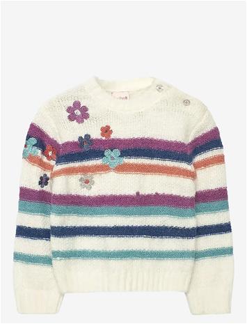 BOBOLI Knitwear Pullover - OFF WHITE - 116