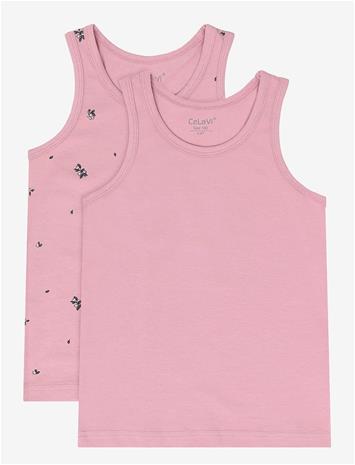 CELAVI Undershirt 2-Pack - LILAS - 120
