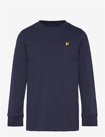 LYLE & SCOTT Plain Ls T-Shirt - NAVY - 164-170