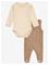 FIXONI Body Ls W.velour Romper - DUNE - 62 – kuva 2