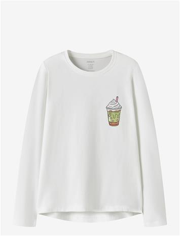 NAME IT Nkfvix Ls Top - CLOUD DANCER - 158-164