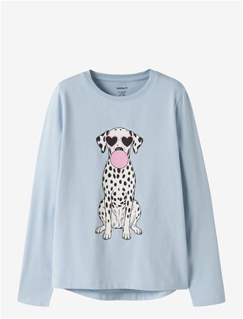 NAME IT Nkfvix Ls Top - SUBDUED BLUE - 116 – kuva 2/2